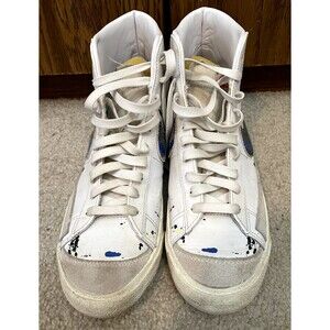 Size 9.5- Nike Blazer '77 Mid Paint Splatter